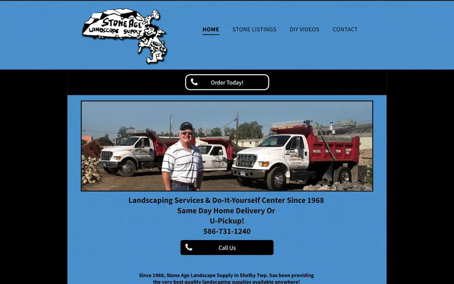 Stone Age Landscape website